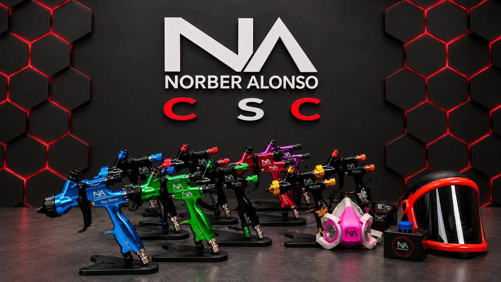 Gama de pistolas Norber Alonso × CSC