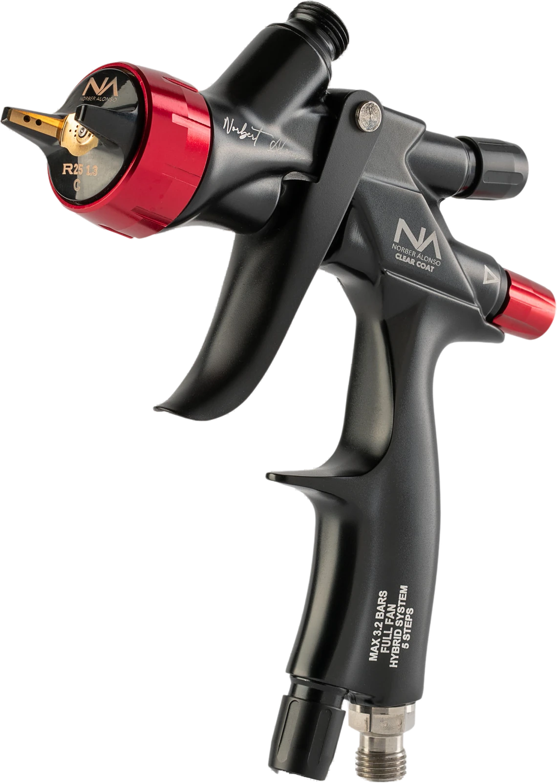 Pistola R25 1.3 Clear Coat de la gama Norber Alonso × CSC